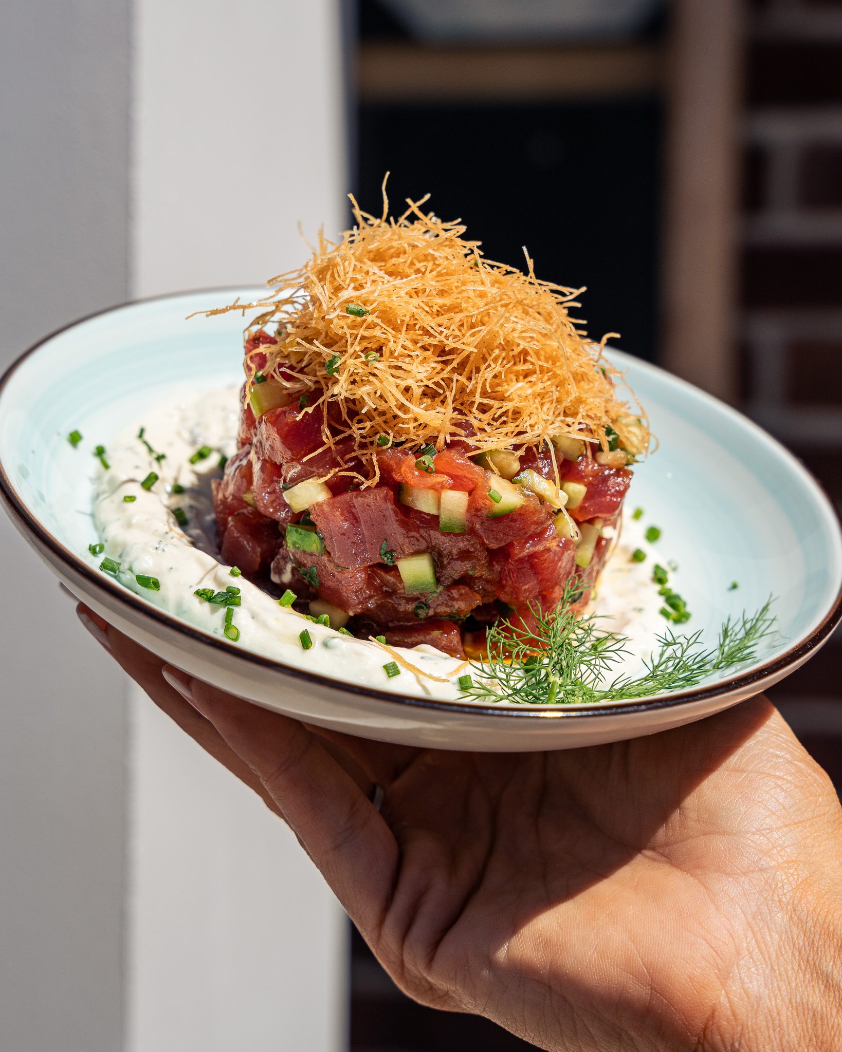 Homemade tuna tartar